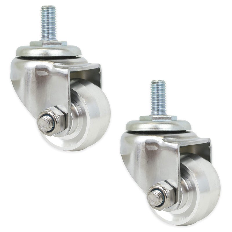 Tool Guy Republic Replacement Aluminum Racing Jack Caster Wheels for 3 Ton Floor Jacks (2 Pc Set) - Image 1